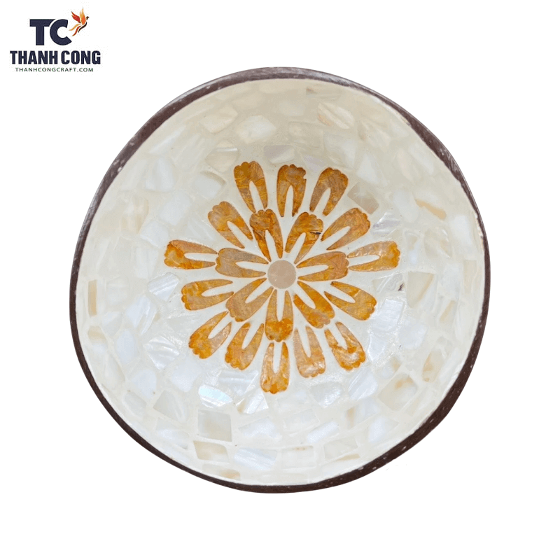 TC2032 Best mother of pearl lacquer coconut bowl