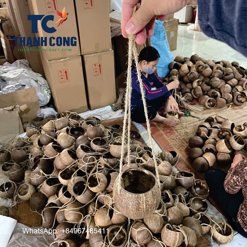 TC2020 coconut hanging pot wholesale